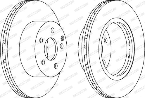 Ferodo DDF1688 - Brake Disc autospares.lv