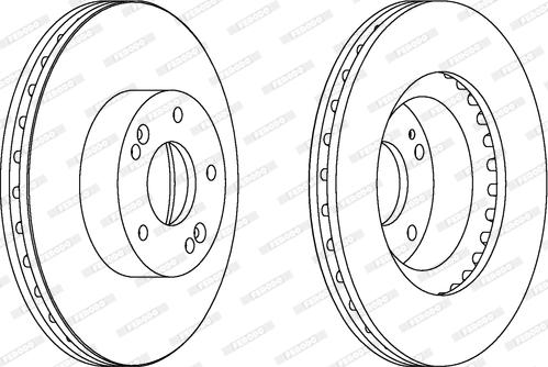 Ferodo DDF1630C - Brake Disc autospares.lv