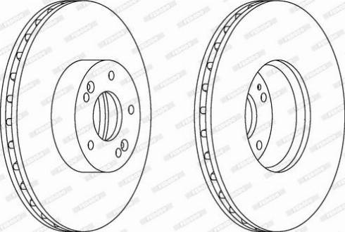 Ferodo DDF1631C - Brake Disc autospares.lv