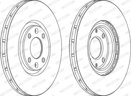 Ferodo DDF1676C-D - Brake Disc autospares.lv