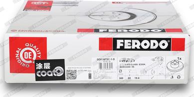 Ferodo DDF1672C-1-D - Brake Disc autospares.lv