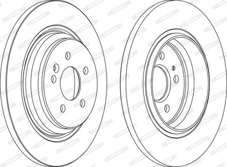 Ferodo DDF1099C - Brake Disc autospares.lv