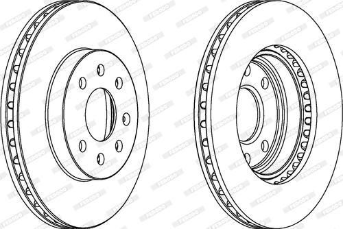 Ferodo DDF1097 - Brake Disc autospares.lv