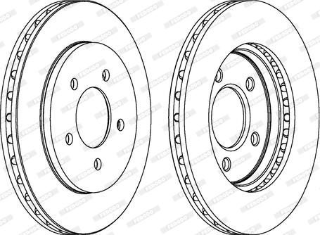 Ferodo DDF1059 - Brake Disc autospares.lv