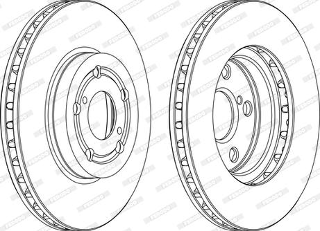 Ferodo DDF1064C - Brake Disc autospares.lv