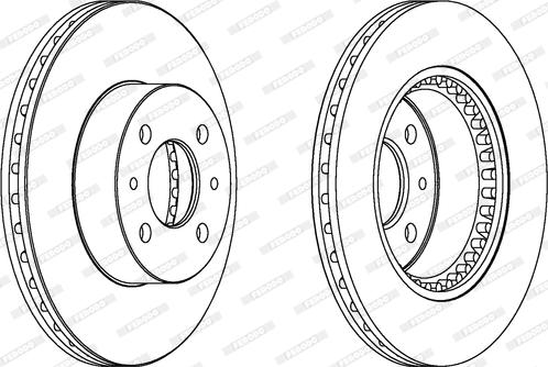 Ferodo DDF1006C - Brake Disc autospares.lv