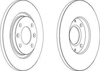 Ferodo DDF1000C-1 - Brake Disc autospares.lv