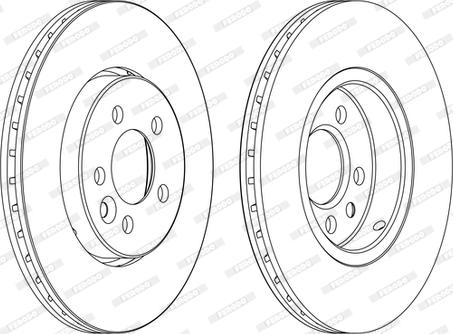 Ferodo DDF1080C - Brake Disc autospares.lv