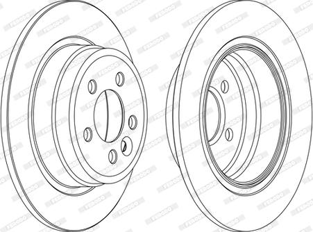 Ferodo DDF1081C-D - Brake Disc autospares.lv