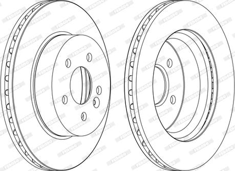 Ferodo DDF1036C - Brake Disc autospares.lv