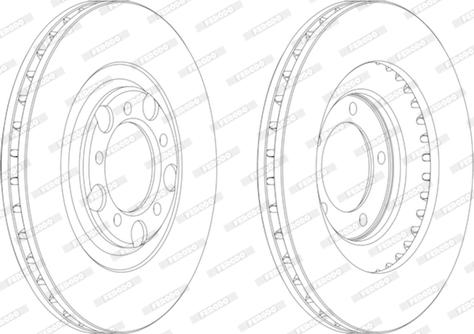 Ferodo DDF1071 - Brake Disc autospares.lv