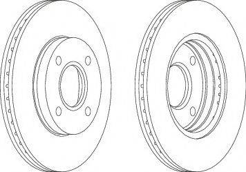 Ferodo DDF1072C-1 - Brake Disc autospares.lv