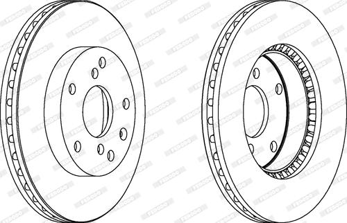 Ferodo DDF1192 - Brake Disc autospares.lv