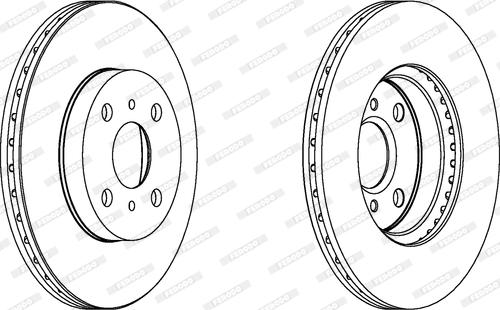 Ferodo DDF1149 - Brake Disc autospares.lv