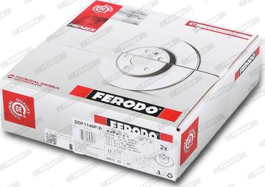 Ferodo DDF1140P-D - Brake Disc autospares.lv