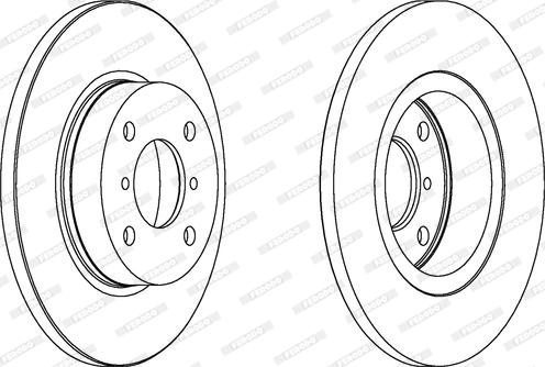 Ferodo DDF1148 - Brake Disc autospares.lv