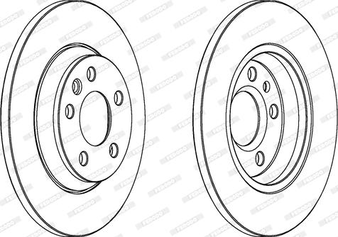 Ferodo DDF1158 - Brake Disc autospares.lv