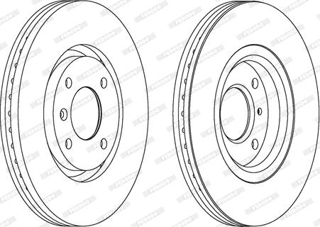 Ferodo DDF1152C - Brake Disc autospares.lv