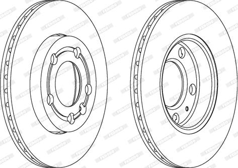 Ferodo DDF1164 - Brake Disc autospares.lv