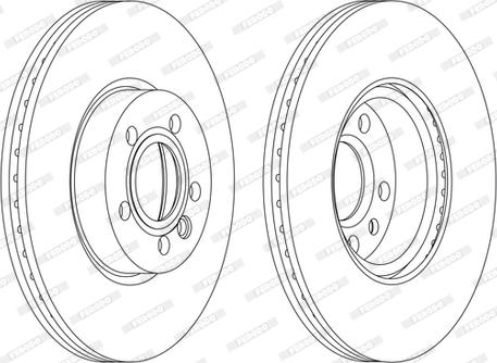 Ferodo DDF1160C - Brake Disc autospares.lv