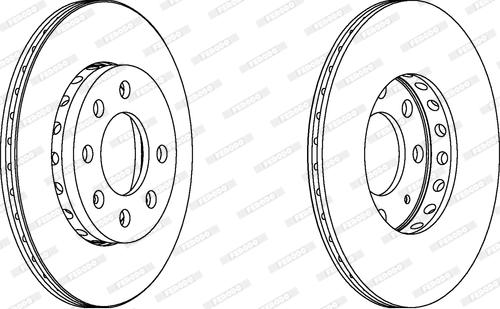 Ferodo DDF1161C - Brake Disc autospares.lv