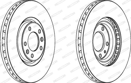 Ferodo DDF1114 - Brake Disc autospares.lv