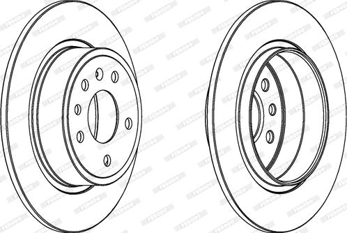 Ferodo DDF1116 - Brake Disc autospares.lv