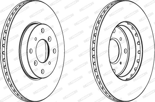 Ferodo DDF1189 - Brake Disc autospares.lv