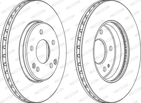 Ferodo DDF1134C - Brake Disc autospares.lv