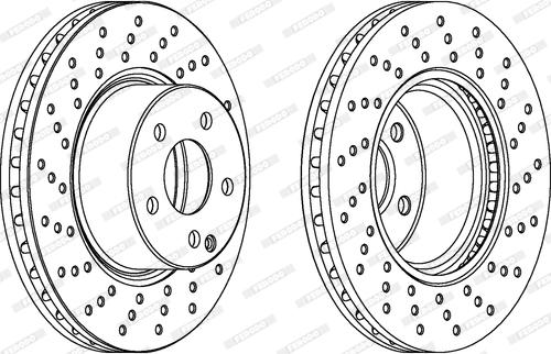 Ferodo DDF112-1 - Brake Disc autospares.lv