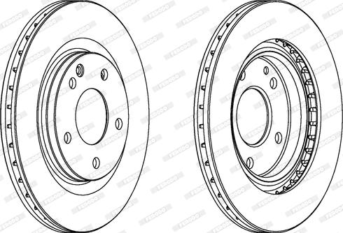 Ferodo DDF1173 - Brake Disc autospares.lv