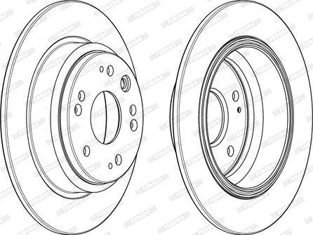 CAR DP-442 - Brake Disc autospares.lv