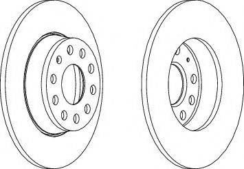 Ferodo DDF1895C-1 - Brake Disc autospares.lv