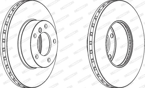 Ferodo DDF1891C-1 - Brake Disc autospares.lv