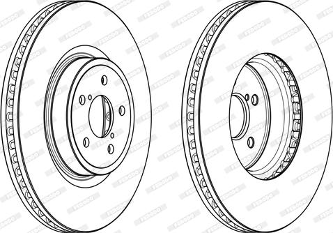 Ferodo DDF1841C-1 - Brake Disc autospares.lv