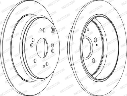 Ferodo DDF1860C - Brake Disc autospares.lv