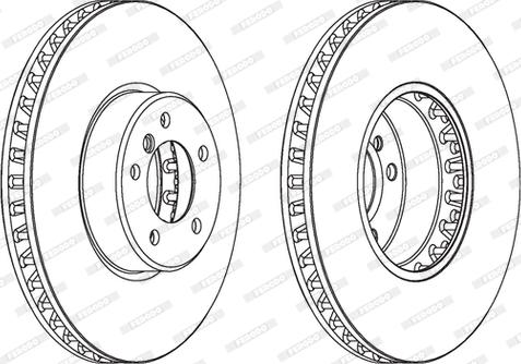 Ferodo DDF1867C-1 - Brake Disc autospares.lv