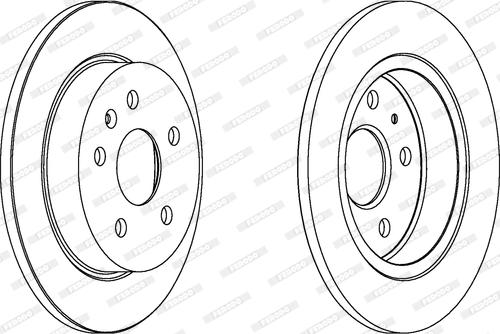 Ferodo DDF1804 - Brake Disc autospares.lv