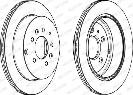 Ferodo DDF1819C - Brake Disc autospares.lv