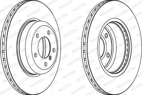 Ferodo DDF181-1 - Brake Disc autospares.lv