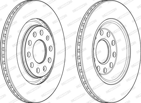 Ferodo DDF1889 - Brake Disc autospares.lv