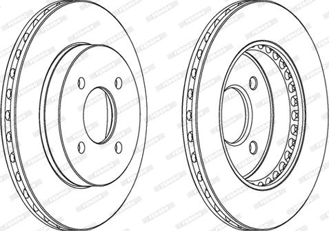 Ferodo DDF1885 - Brake Disc autospares.lv