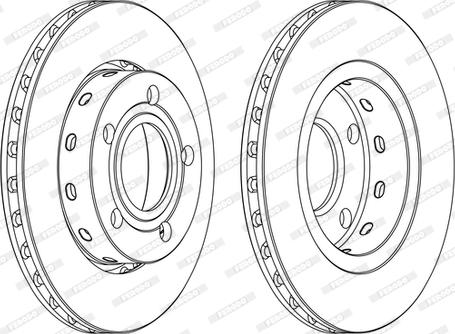 Ferodo DDF1887C - Brake Disc autospares.lv