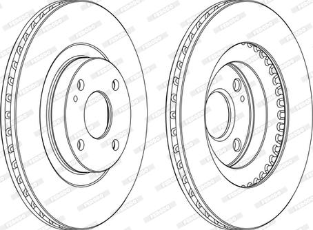 Ferodo DDF1839C - Brake Disc autospares.lv