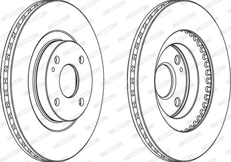 Ferodo DDF1839 - Brake Disc autospares.lv