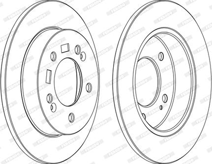 Ferodo DDF1874C - Brake Disc autospares.lv