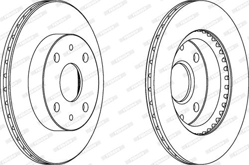 Ferodo DDF1394C - Brake Disc autospares.lv