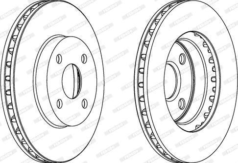 Ferodo DDF1309 - Brake Disc autospares.lv