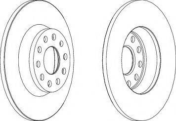 Ferodo DDF1306C-1 - Brake Disc autospares.lv