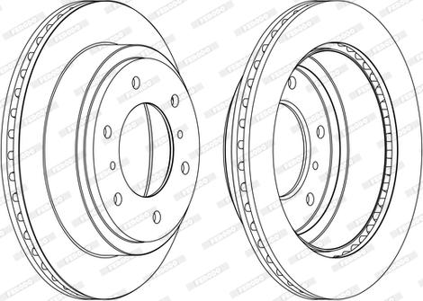 Ferodo DDF1385C - Brake Disc autospares.lv